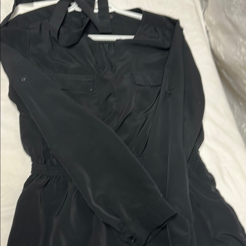 Belted shirt dress